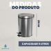 LIXEIRA 5 LITROS EM INOX